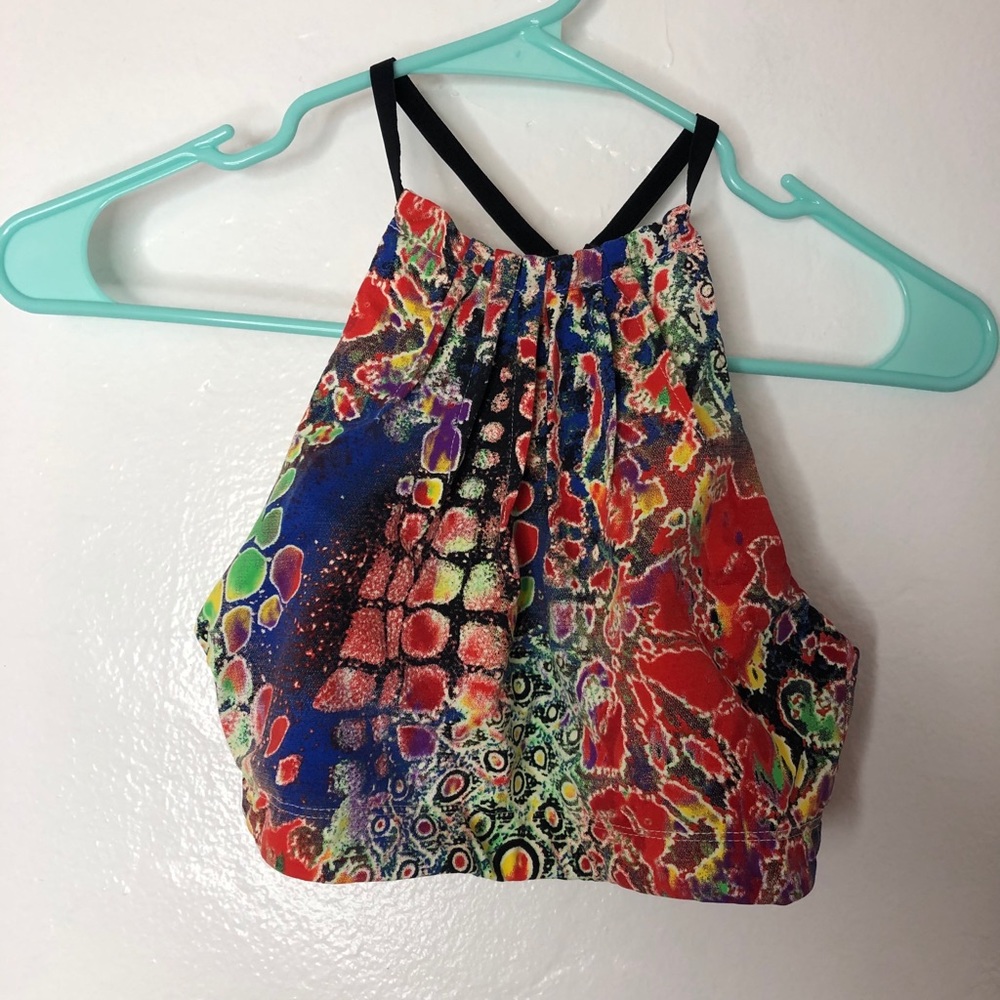 Colored sports bra